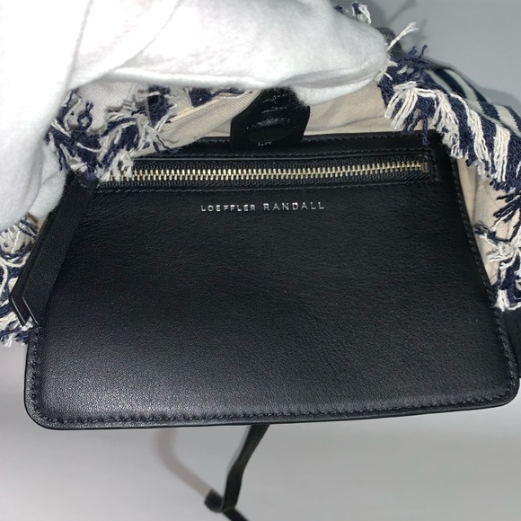nwot LOEFFLER RANDALL pencil striped BUCKET BAG - Picture 6 of 9